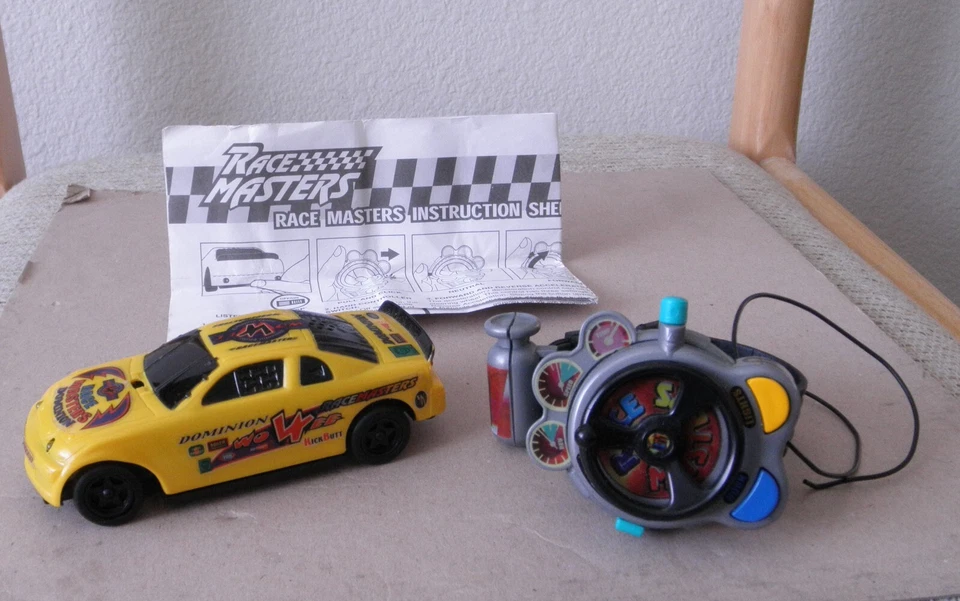 Vintage 1999 Wow Wee Race Masters R/C Wrist Control 1:43 Race Car Lights & Sound - Image 1 of 4