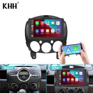 2+64G Android 13 Autoradio Für Mazda 2 2007-2013 GPS Navi WIFI FM RDS Kamera SWC - Bild 1 von 16
