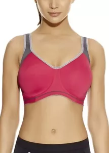 Freya Sonic Hot Crimson Underwired Moulded Spacer Sports Bra (4 week delivery) - Picture 1 of 5