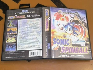 Sonic Spinball - SEGA Mega Drive / MD Game - Top / CIB - Picture 1 of 2
