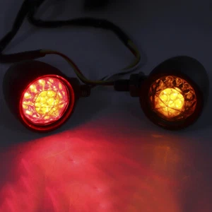 Indicador de dirección de lámpara de giro LED 2 piezas con señal de giro para motocicleta 10 mm MP - Imagen 1 de 10