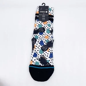 Stance Youth Kids Pineapple Polka Crew Socks Multicolor Size L 3-5.5 - Picture 1 of 3