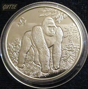 SIERRA LEONE, 1 DOLLAR 2005, GORILLA, UNCIRCULATED. - Picture 1 of 2