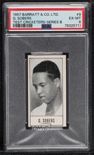 1956 Barratt & Co Test Cricketers Tobacco Series B Gary Sobers #9 PSA 6