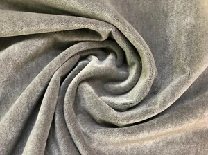 Gray Mohair Velvet Mid Century Modern Upholstery Fabric - Picture 1 of 5