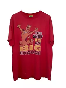 Scooby Doo Red Vintage T-Shirt Attitude Cartoon Network Shirt Graphic Large - Picture 1 of 9