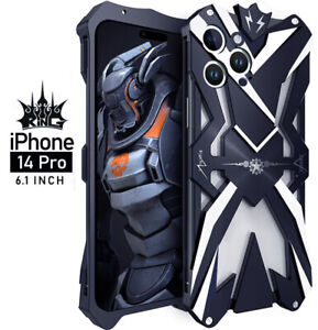 Powerful Shockproof Metal Armor For iphone 14 Pro Cases Cover Aluminum Bumper