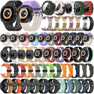 Silikon Nylon Armband Für Samsung Galaxy Watch Ultra 47mm Milanese Metall Band - Picture 1 of 358