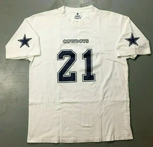 Authentic Dallas Cowboys Jersey Style t Shirt J. Jones #21 Blue White Size XL - Picture 1 of 7