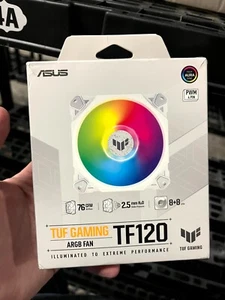 ASUS TUF Gaming TF120 ARGB 120mm Case Fan - White - Bild 1 von 2