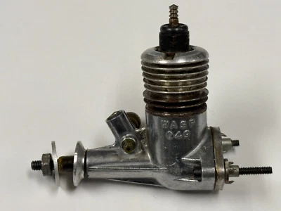 Vintage Wasp .049 049 Nitro CL Control Line Free Flight Airplane Engine - Image 1 of 2