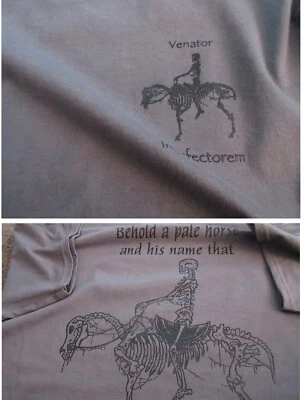 海军海豹突击队 DEVGRU TACDEVRON 银色 SQUADRON Pale Rider 灰色 T 恤 XL 美国 — 第 1/4 张图片