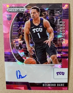 2020 Panini Prizm Draft Picks Desmond Bane Prospect Auto Pink Ice PA-DB - Picture 1 of 2