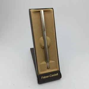 FABER CASTELL KS 40 MATTE METAL TWIST BALLPOINT PEN NOS VINTAGE W.GERMANY - Picture 1 of 8