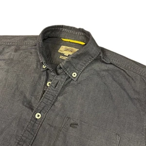 Camel Active Shirt Mens Blue UK Size M Plain Long Sleeve Outdoors Hiking - Picture 1 of 9