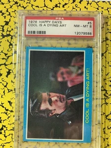 1976 HAPPY DAYS 5 COOL IS A DYING ART! PSA NM 7 NS - Picture 1 of 2