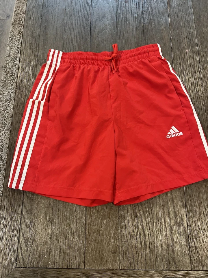 Pantalones Cortos de Natación Adidas Para Hombre Traje de Baño Bañador Rojo Mediano Nuevo Foto 1 de 1