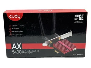 Cudy AX5400 Wireless WiFi 6E PCIe Karte für PC, Bluetooth 5.2 AX210 Modul - Bild 1 von 10