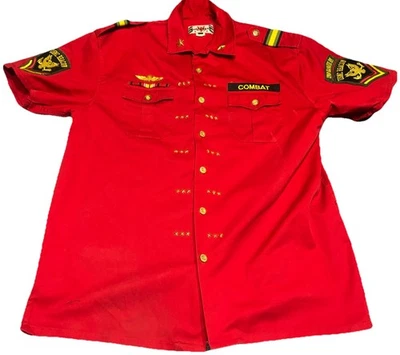 CAMISA DE COMBATE PARA HOMBRES "REGAL WEAR" XL Medallas + Parche USMC Foto 1 de 4