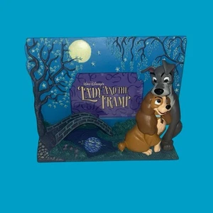 Disney Lady & The Tramp Sculpted 3-D Bilderrahmen - Vintage - Neu MIB - Bild 1 von 3