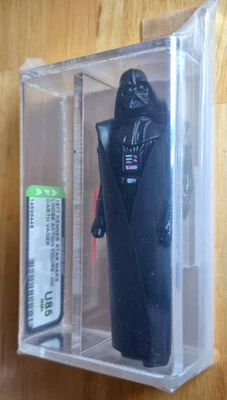 Vintage Star Wars DARTH VADER AFA U85 85 CAS 1980 figure 12 back HK - Image 1 of 4