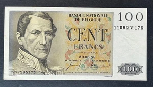 Belgique -  Très Joli Billet de 100 Francs  du 20-06-1958  - Léopold Ier - Picture 1 of 2
