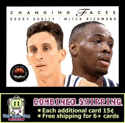 1993-94 SkyBox Premium #314 Bobby Hurley / Mitch Richmond Sacramento Kings - Image 1 of 2