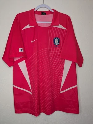 Vintage South Korea 2002 World Cup Original Home Nike Jersey Size XXL 25x32" - Image 1 of 4