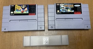 LIMPIO SNES Carrito Juego Lote Cubierta Antipolvo Béisbol Simulador 1000 Jugar Acción Fútbol - Imagen 1 de 14