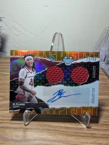 2024-25 Bowman University Best Boogie Fland Gold Prospect doble reliquia automática 33/50 - Imagen 1 de 2