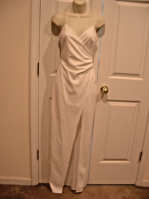 NWT  ivory wedding/ FORMAL PARTY PROM GOWN  size S- 3-5 - Image 1 of 4