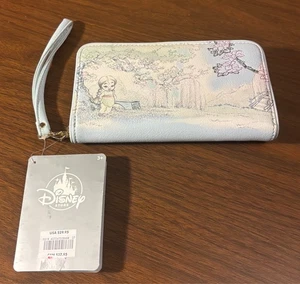 Disney Store Mulan Wristlet Wallet Clutch Animators LIGHT BLUE- new w/ tags READ - Picture 1 of 5