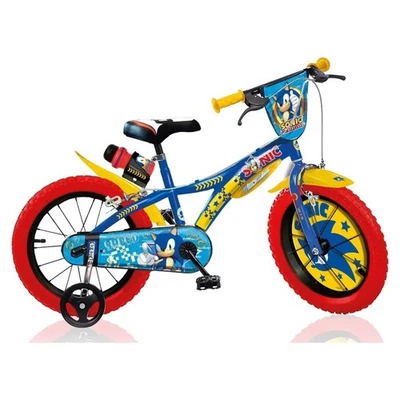 Bicicletta da Bambino Sonic 16 Pollici 4 5 6 7 anni Bici Bambini Bimbo - Immagine 1 di 4