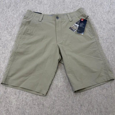 Pantalones Cortos Under Armour Para Hombre 32 Caqui HeatGear Golf Calce Suelto 11 Entrepiernas Rendimiento Foto 1 de 4