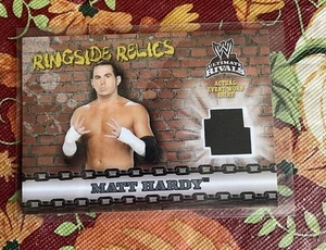 2008 Topps WWE Ringside Relics Matt Hardy Event Worn Relic black - Picture 1 of 2