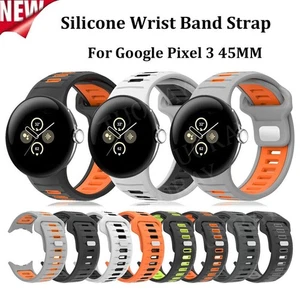 Para Google Pixel Watch 3 45mm Reloj Inteligente Deportivo Silicona Pulsera Correa Pulsera - Imagen 1 de 48