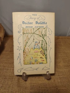 The Story of Doctor Dolittle by Hugh Lofting 1948 Print Book Club Edition - Foto 1 di 9