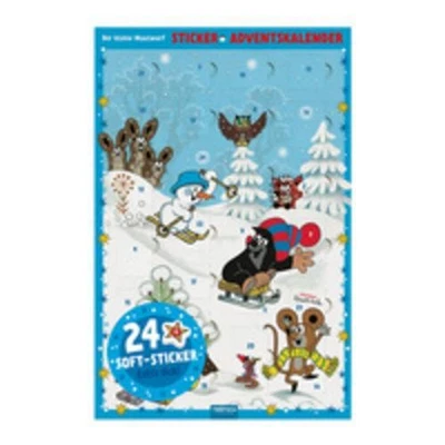 TRÖTSCH VERLAG GMBH & CO. KG Der kleine Maulwurf Adventskalender mit 24 Soft-Stickern Sticker Adventskalender