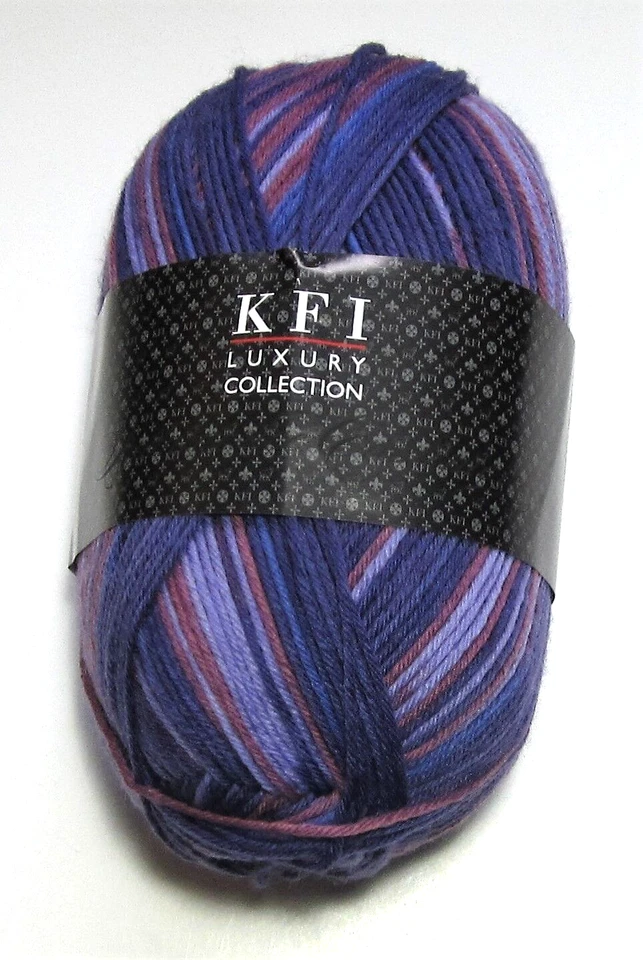 150g ball of KFI LUXURY COLLECTION Merino Wool and Cashmere 6ply Sock Yarn #1509 - Image 1 of 1