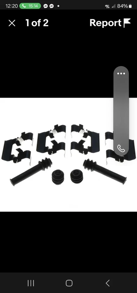 Disc Brake Hardware Kit fits 1991-2002 Saturn SL,SL1,SL2 SC1,SC2 SW2  RAYBESTOS - Image 1 of 3