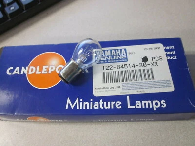 Nuevo de Lote Antiguo Candlepower 6V21CP Bombillas Yamaha IT125 AT2 IT200 122-84514-30-XX Cantidad 1 Foto 1 de 3