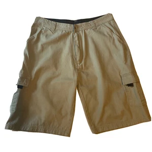 Active Force By Omni Cargo Shorts Beige Men’s Size 38 - Picture 1 of 6