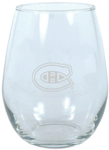 Montreal Canadiens 17oz Stemless Engraved Wine Glass Cover