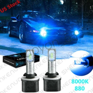 For C5 1997-2004 LED 8000k Ice Blue Driving Lamp Fog Light Bulbs - Picture 1 of 11