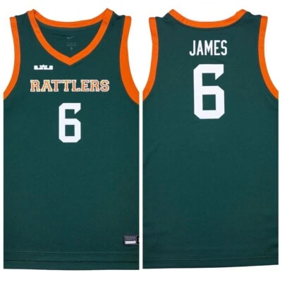 Camiseta deportiva verde de baloncesto Nike Lebron James FAMU Florida A&M talla XL para hombre A6 nueva con etiquetas Foto 1 de 4