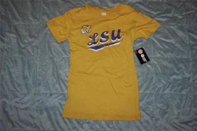 Camiseta LSU Tigers Niñas Dorada Ver Tallas por Genuine Stuff Nueva Con Etiquetas Foto 1 de 2