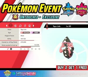 Brillante Tapu Lele Evento ✨ American PGL ✨ Pokémon Espada y Escudo | SIN TOCAR - Imagen 1 de 5