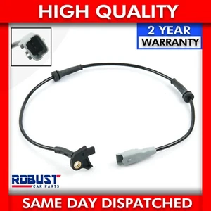 ABS SENSOR FRONT RIGHT & LEFT FOR PEUGEOT PARTNER CITROEN BERLINGO 96552700 - Picture 1 of 10