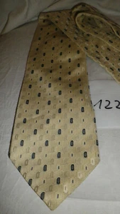 Corbata Schlips Binder Retro No 122 Dorado Con Pequeño Patrón Vincent - Imagen 1 de 1