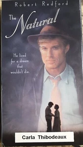 The Natural (Robert Redford, Robert Duvall, Kim Basinger) - VHS Tape Very Good C - Picture 1 of 3